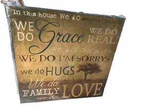 "We Do" By Marla Rae, Ready to Hang Framed Wall Art Multi Medium - Picture 1 of 1