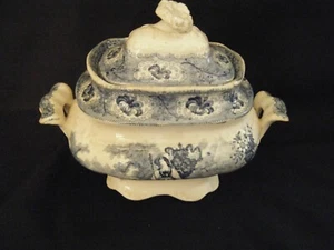 Adams Staffordshire Gazelle Zuckerdose mit Deckel (Rarität) - Bild 1 von 12