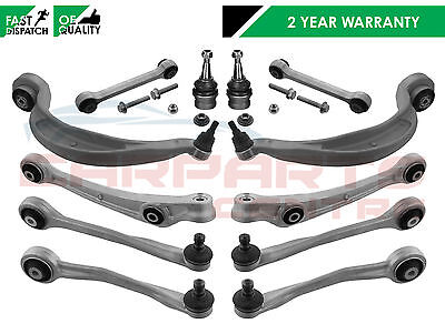 For Audi A4 B8 2.0 Tdi Front Upper Lower Suspension Wishbone Arms Links Kit Set • 333.55€