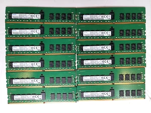 LOT 12 SAMSUNG M393A2K40CB2-CVF 16GB DDR4 PC4-2933 23400MB/s ECC REG SERVER RAM - Picture 1 of 1
