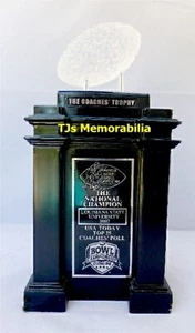 2007 LSU TIGERS FOOTBALL NATIONAL CHAMPIONS CHAMPIONSHIP MINI TROPHY NOT RING - Picture 1 of 3