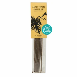 Patchouli Resin Incense Sticks: aphrodisiac, stimulating - by Mountain Naturals - Picture 1 of 2