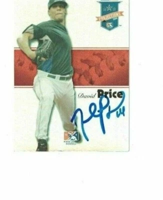 DAVID PRICE RC SIGNED IP 2008 TRISTAR PROJECTION #44 TAMPA BAY RAYS ROOKIE AUTO - Изображение 1 из 2
