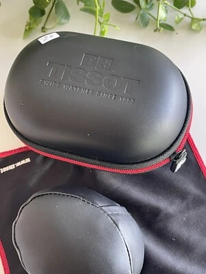 TISSOT Black Watch Case. With inner pillow and Cloth. In a Mint Condition. - Image 1 of 4