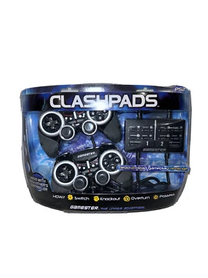 New ClashPads by Gamester 2 Wireless Controllers for Sony Playstation PS2 Gaming - Image 1 of 2