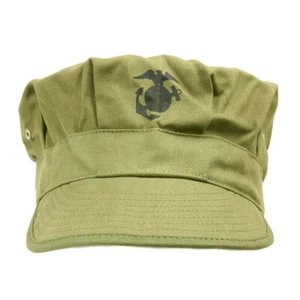U.S. WWII USMC P44 HBT Fatigue Cap- Size 7 1/2 US, 60 cm - Picture 1 of 7