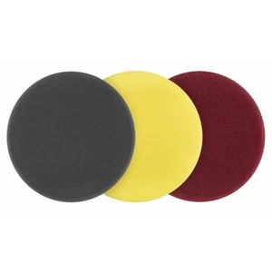 RYOBI 5 in. Foam Dual Action Polisher Variety Pad Set (3-Piece) - Picture 1 of 12