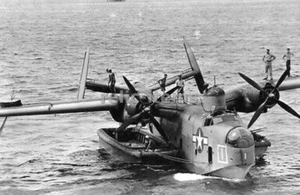 WW2 PICTURE PHOTO US USAAF MARTIN PBM MARINER FLYING BOAT 7064 - Picture 1 of 1