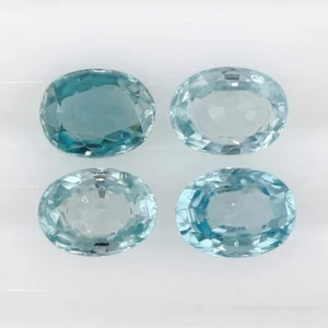 CIRCÓN AZUL 7 x 5 mm corte ovalado todo natural de camboya se vende por piedra f-3628 - Imagen 1 de 1