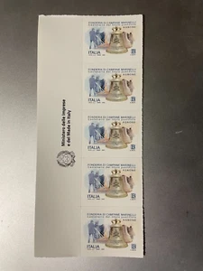 2024 Striscia da 5 Fonderia di Campane Marinelli Ministero Imprese MIMIT - Picture 1 of 2