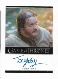 2018 Game of Thrones S7 ~Autoraph Card ~Tony Way ~Also Dr Who - Picture 1 of 1