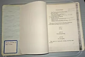 Noel Coward ORIGINAL Production Script-The marquise:1927 Comedy in 3 Act- RARE - Picture 1 of 12