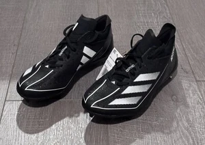Adidas Adizero Electric Black White Football Cleats IE4385 Men's Size 8 - Picture 1 of 10