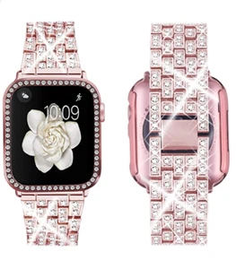 Supoix Compatible with Apple Watch Band 38mm 40mm 41mm 42mm 44mm 45mm + case - Picture 1 of 6