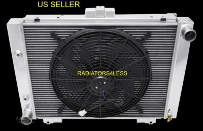 CHAMPION RADIADOR ALUMINIO 3 FILAS CON VENTILADOR 16" FORD GALAXIE 500 XL CC64GL Foto 1 de 3