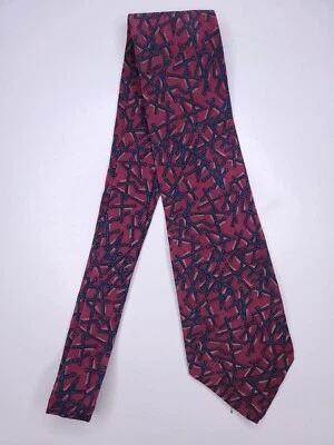 Corbata formal Damon para hombre 54"Lx3,5"W púrpura/azul marino Foto 1 de 4