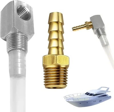 Tubo de recogida universal de tanque de combustible marino de 12" con colador reemplaza parte 7-0948 Foto 1 de 4