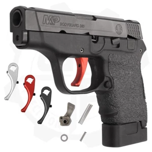 Santiago Curved Short Stroke Trigger Kit - Smith & Wesson BG380 Gen 1 & M&P 380 - Picture 1 of 9
