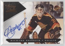 2010-11 Panini Luxury Suite Retired Signatures /199 Richard Brodeur #113 Auto