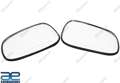 Espejo retrovisor de vidrio convexo LH RH ORVM con placa base para Chevrolet Beat AE Foto 1 de 4