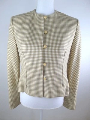 Bill Blass Saks Fifth Avenue Damen Blazer Jacke 6, $ 2330 Neu mit Etikett - Bild 1 von 4