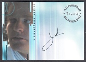 THE X-FILES SEASONS 4 &5 (Inkworks/2001) Autograph Card #A5 BRENDAN BEISER