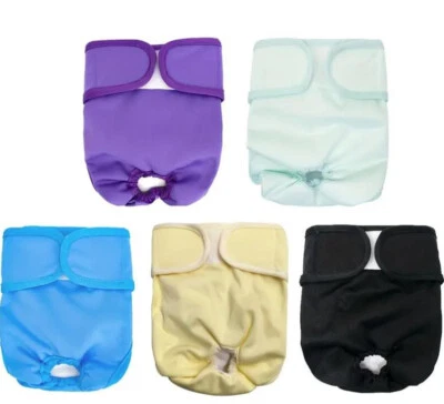 Wiederverwendbare Waschbare Hundewindeln Hündinnen Windeln XS-L - Bild 1 von 4