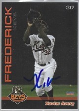 2010 Choice Frederick Keys #01 Xavier Avery IP autograph signed card