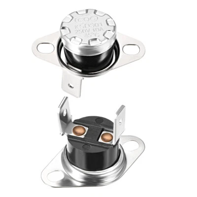 Temperature Control Switch , Thermostat , 45°C 10A Normally Closed NC 2pcs - Image 1 of 4