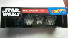 HOT WHEELS STAR WARS HERO STARSHIP 4 PAK DIE CAST
