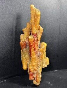 551 Gr Genuine 3 Color Cave Stalactite Cluster Chalcedony Mineral Specimen - Picture 1 of 18