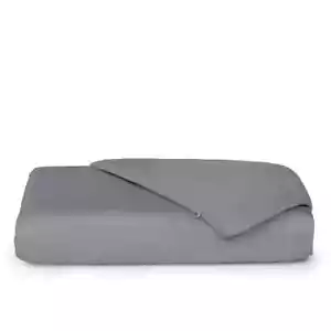 Cosy House Collection Grey Luxury Bamboo Duvet Cover Single Ultra Soft Zipper UK - Picture 1 of 5