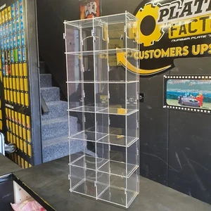 12 Slot Section Wall Mounted Display Die Cast Model Car Frame Rack 110x100x100mm - Picture 1 of 9