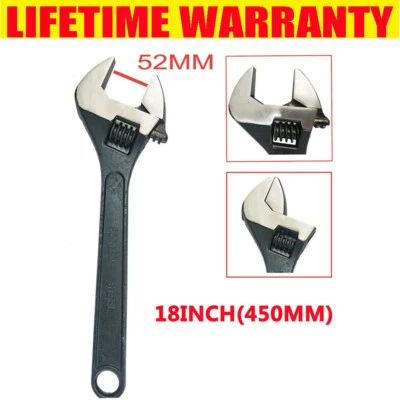 AUTOFATHER 18" inch ADJUSTABLE WRENCH TOOL Big Heavy Duty Brand New Jumbo Size adj 52mm
