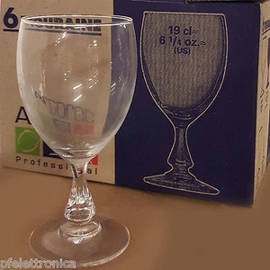 Calice vino bianco rosso da 19 cl confezione da 6 Pz Arcoroc Touraine - Imagen 1 de 1