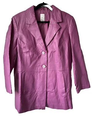 Новый с Ярлыками ROAMAN'S женщин винтажный кожаный блейзер куртка в Berry плюс размер 20 Вт - Изображение 1 из 4