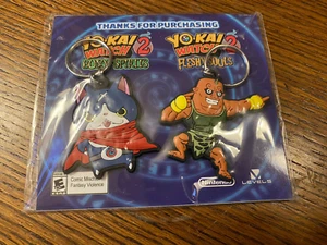 Yo-kai Watch 2 Bony Spirits Fleshy Souls Hovernyan Sergeant Burly Keychains - Picture 1 of 2