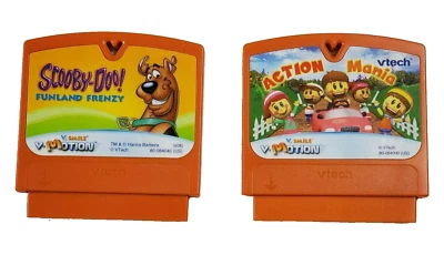 VTech V Smile V Motion Action Mania  Scooby Doo Funland Frenzy Game Cartridges - Image 1 of 4