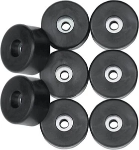 Piedini in gomma Bumper Amp Speaker Set 8 Amplificatore Chitarra Cabinet 1,5" NUOVO - Foto 1 di 12