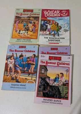 The Boxcar Children Lot of 5 books the Boxcar Children Mysteries - Image 1 of 4