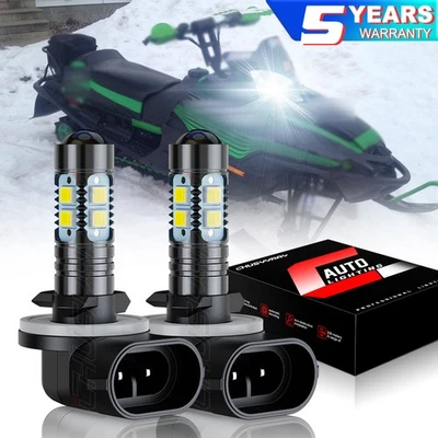 2 881 Bombillas LED para Faros Motos de Nieve Arctic Cat ZR 440 500 600 700 800 900 Foto 1 de 4