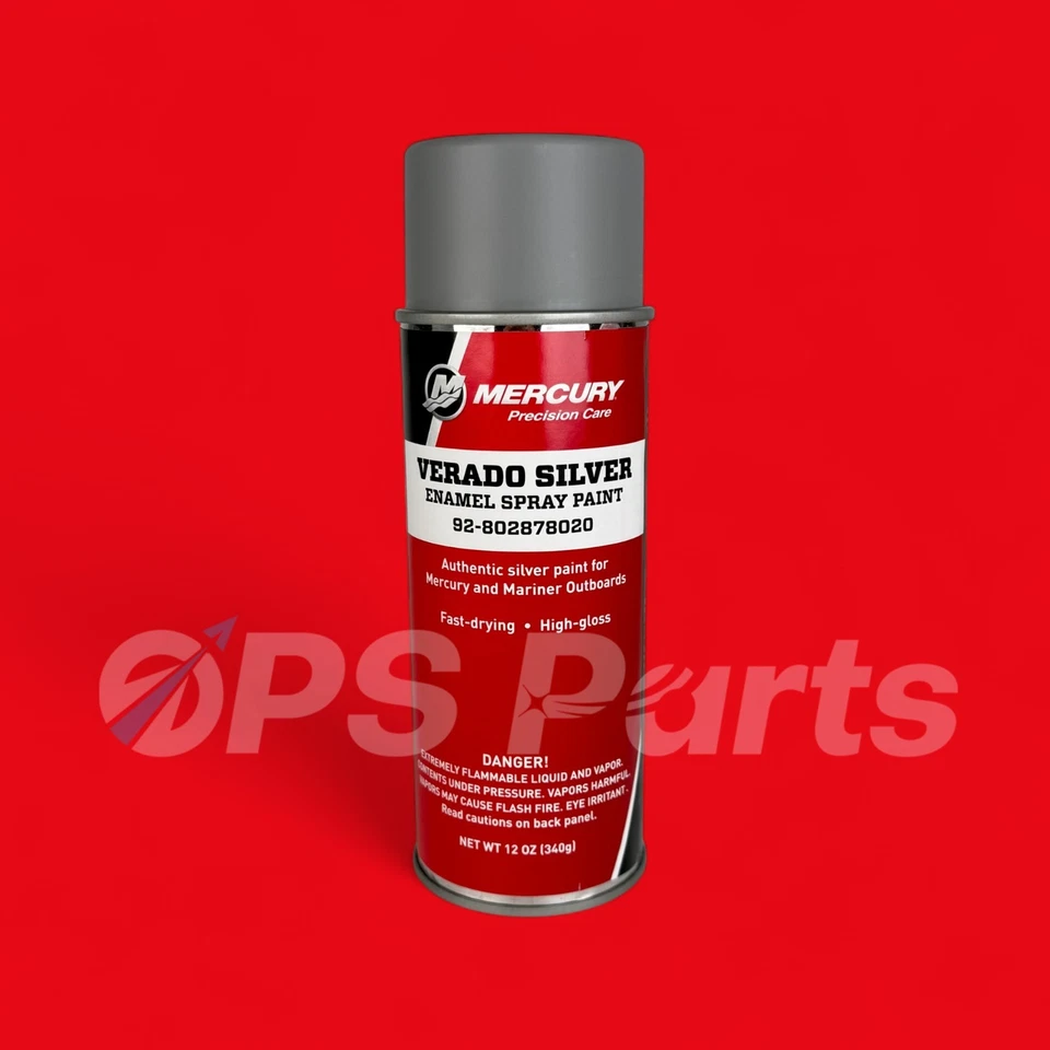 Pieza de pintura en aerosol Mercury/Quicksilver Verado Silver # 802878020 - Nuevo OEM Foto 1 de 1