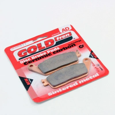 Pastilhas de freio dianteiras sinterizadas GoldFren AD-022 (equivalente a EBC FA142HH) - Imagem 1 de 4