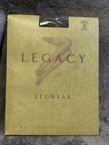 Legacy Legwear Tights Womens Size E Army Opaque Control Top Made USA A31857 - Picture 1 of 6