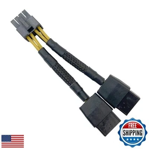 Tarjeta gráfica COMeap NVIDIA cable con funda de alimentación CPU 8 pines macho a doble PCIe 8 - Imagen 1 de 5