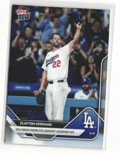 Clayton Kershaw Hollywood Ending Retirement - 2025 MLB Topps NOW Card #734 - Picture 1 of 2