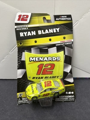 Ryan Blaney #12 Duracell Menards 1/64 2018 Wave 3 Nascar Authentics Diecast NEW - Image 1 of 4