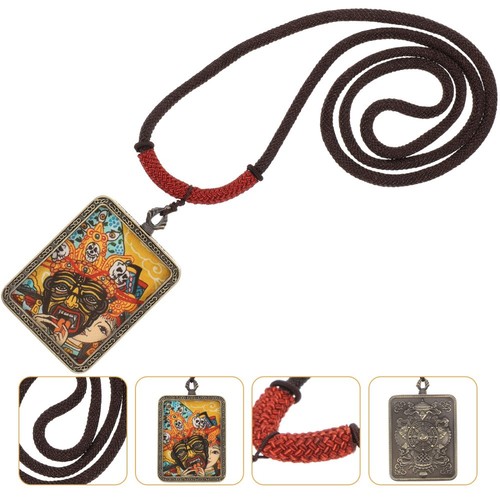 VETEMENTS Thangka Scatola Ciondolo Uomo Ragazza Collana Moda Collane per Donna