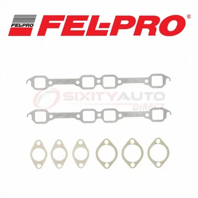 Fel-Pro Exhaust Manifold Gasket Set for 1955-1960 Mercury Montclair 4.8L zc Foto 1 de 4
