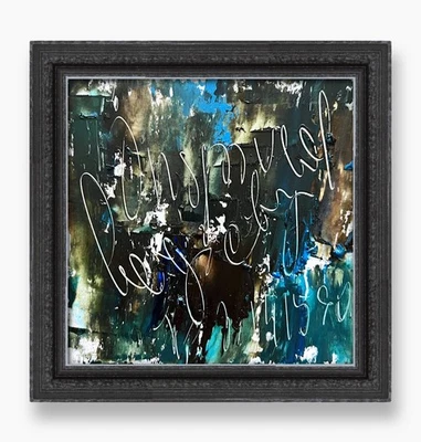 Obra de arte expresionismo geométrico regalo para matemáticos y pensadores arte abstracto Foto 1 de 4